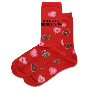 HOTSOX Women's Do-Nuts About You Crew Socks