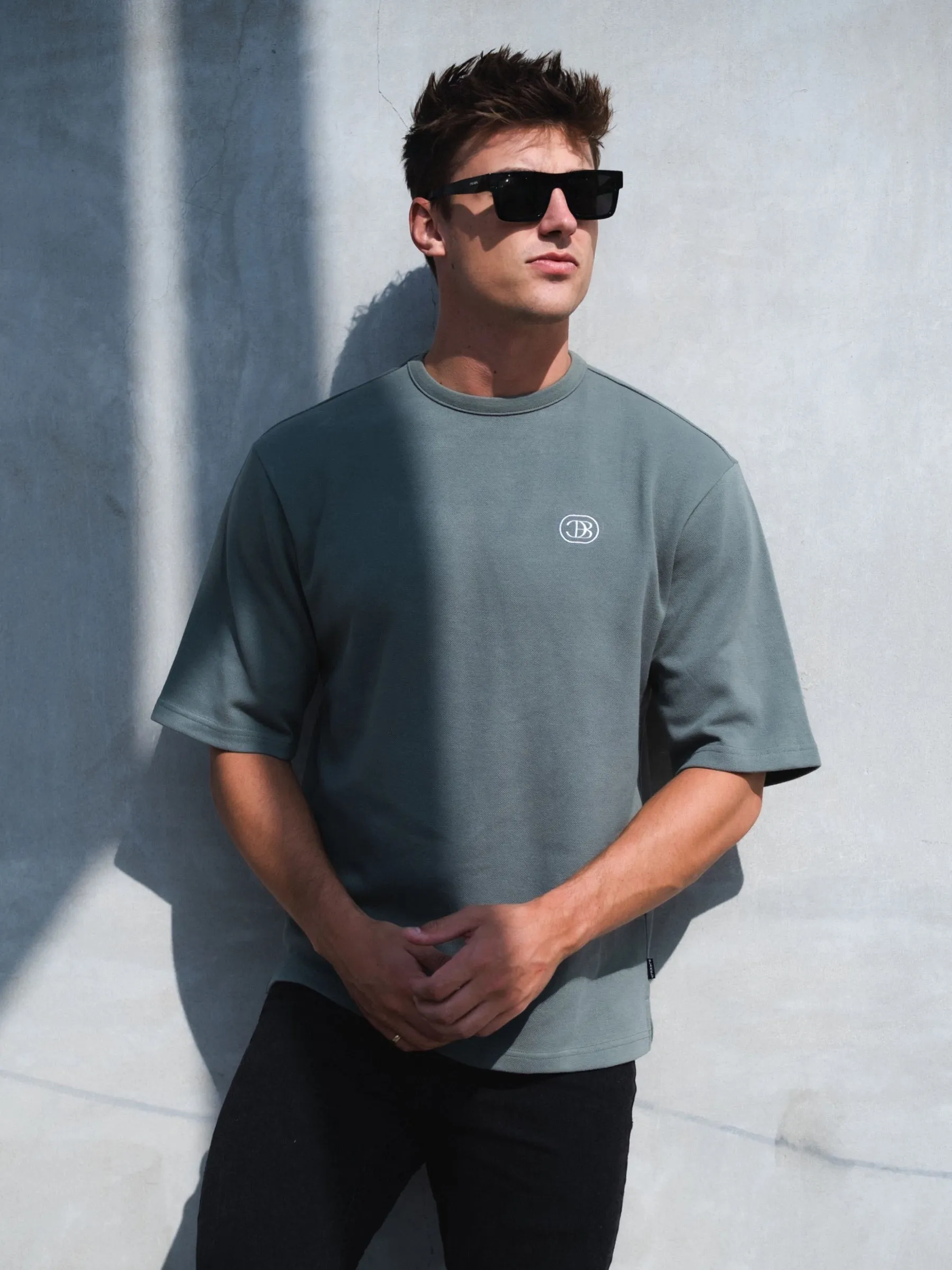 Icon Oversized T-Shirt - Khaki Green