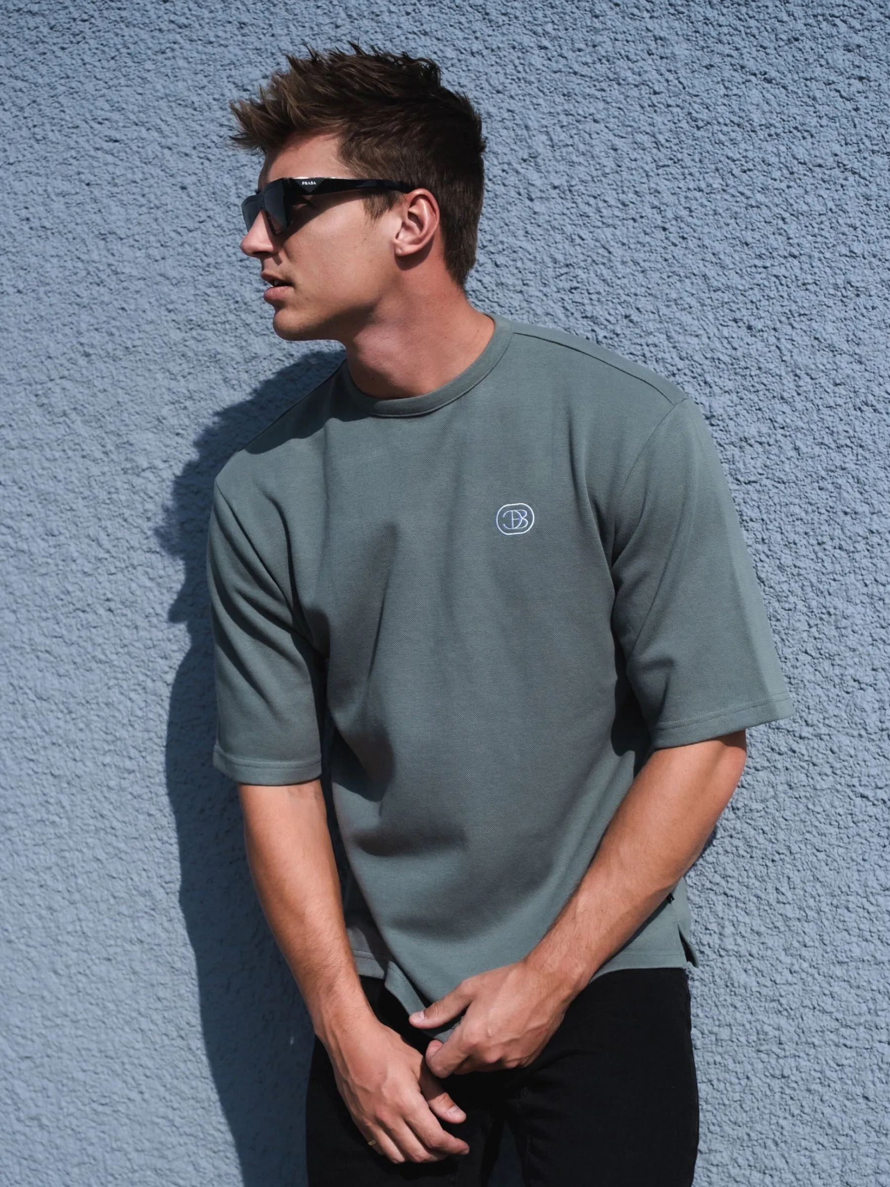 Icon Oversized T-Shirt - Khaki Green