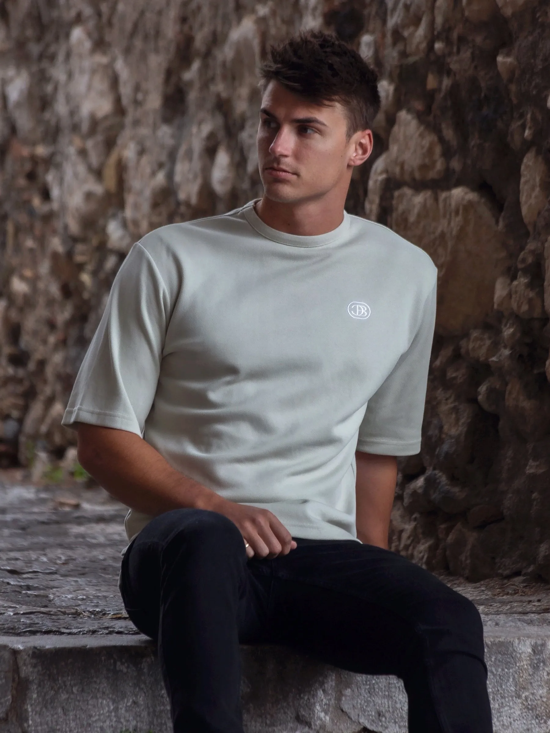 Icon Oversized T-Shirt - Sage Green