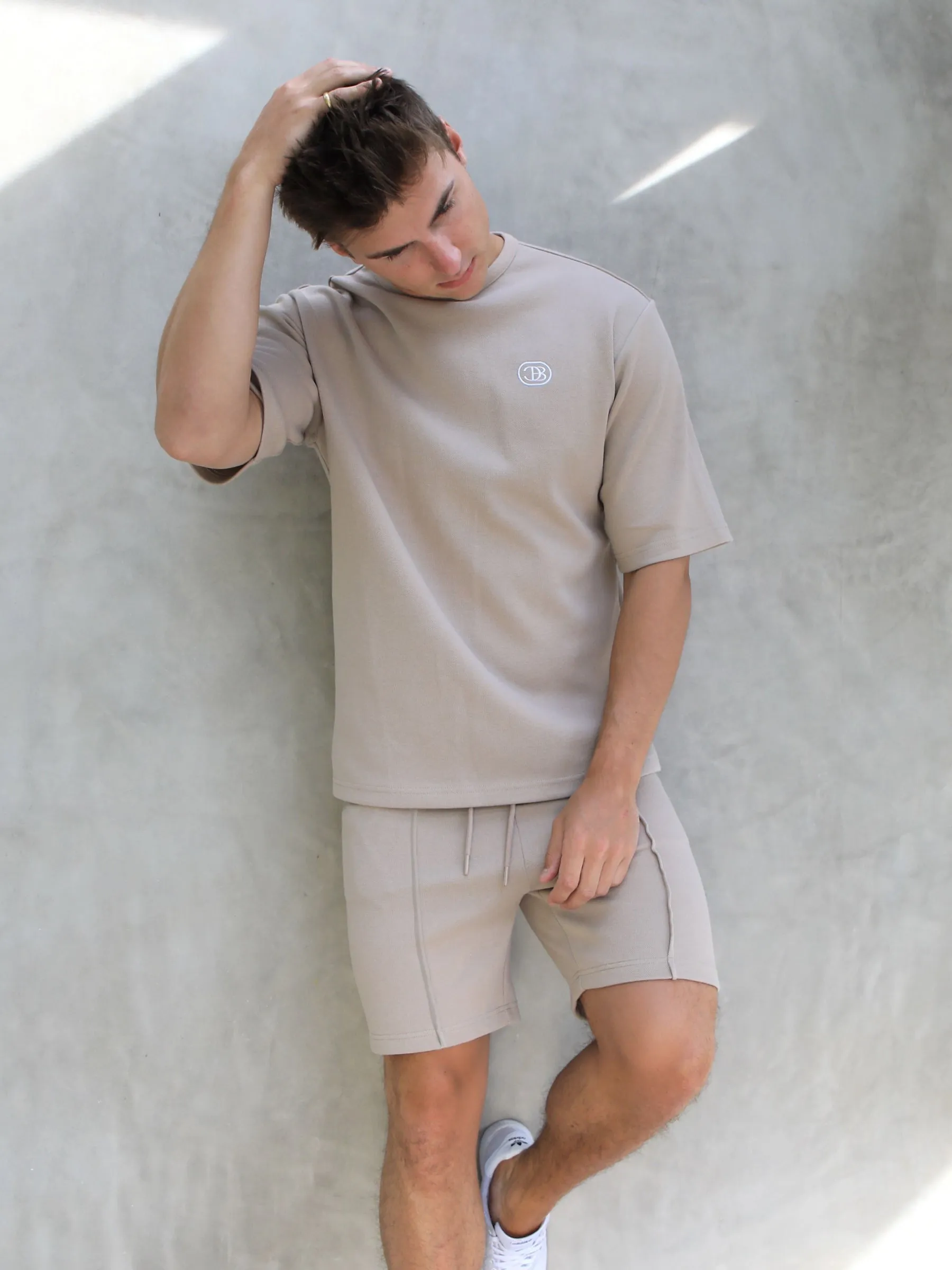 Icon Oversized T-Shirt - Tan