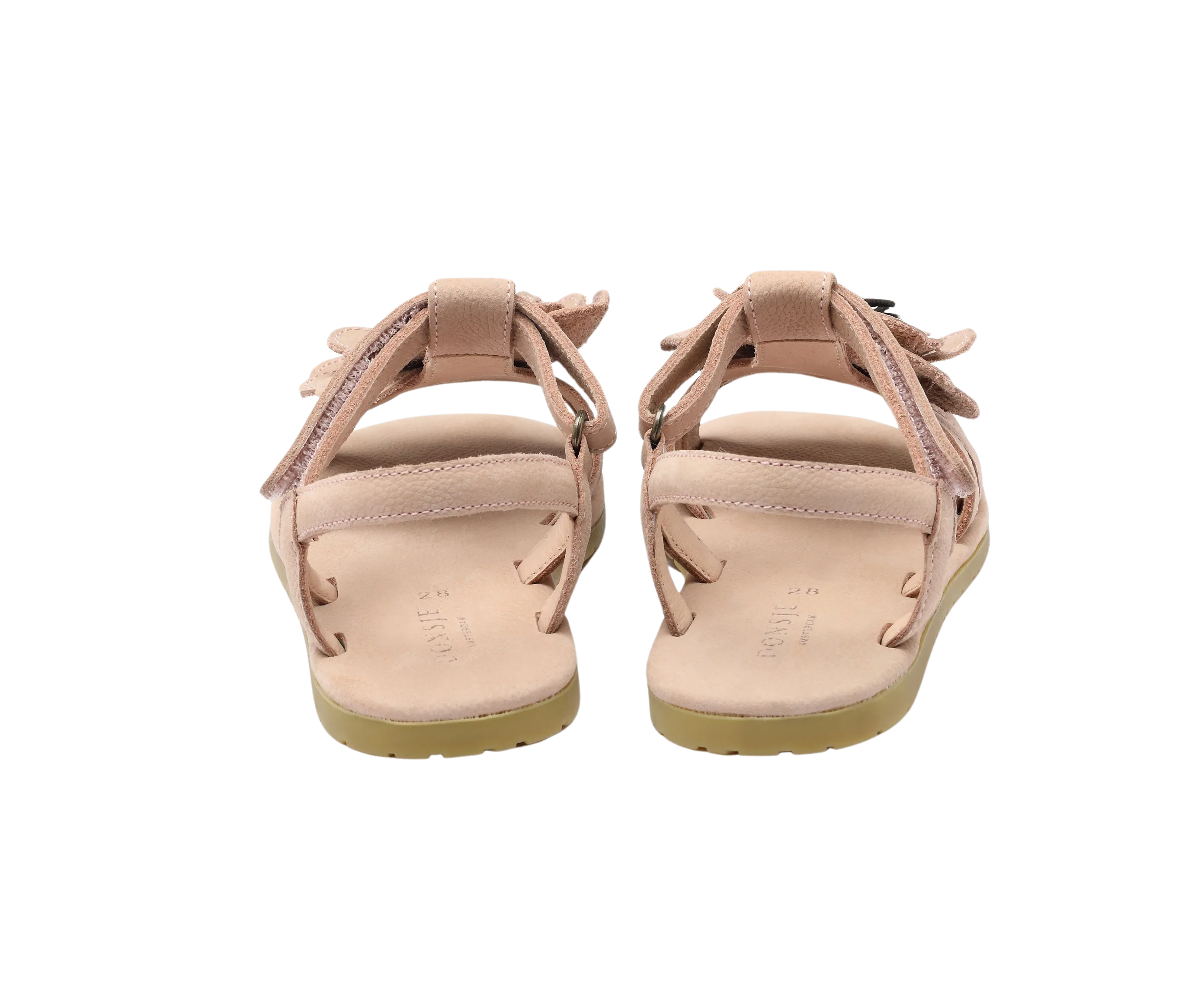 Iles Fields Sandals | Anemone | Coral Betting Leather