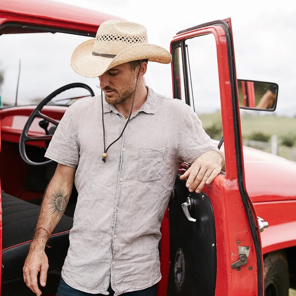 Jasper Raffia Western Hat