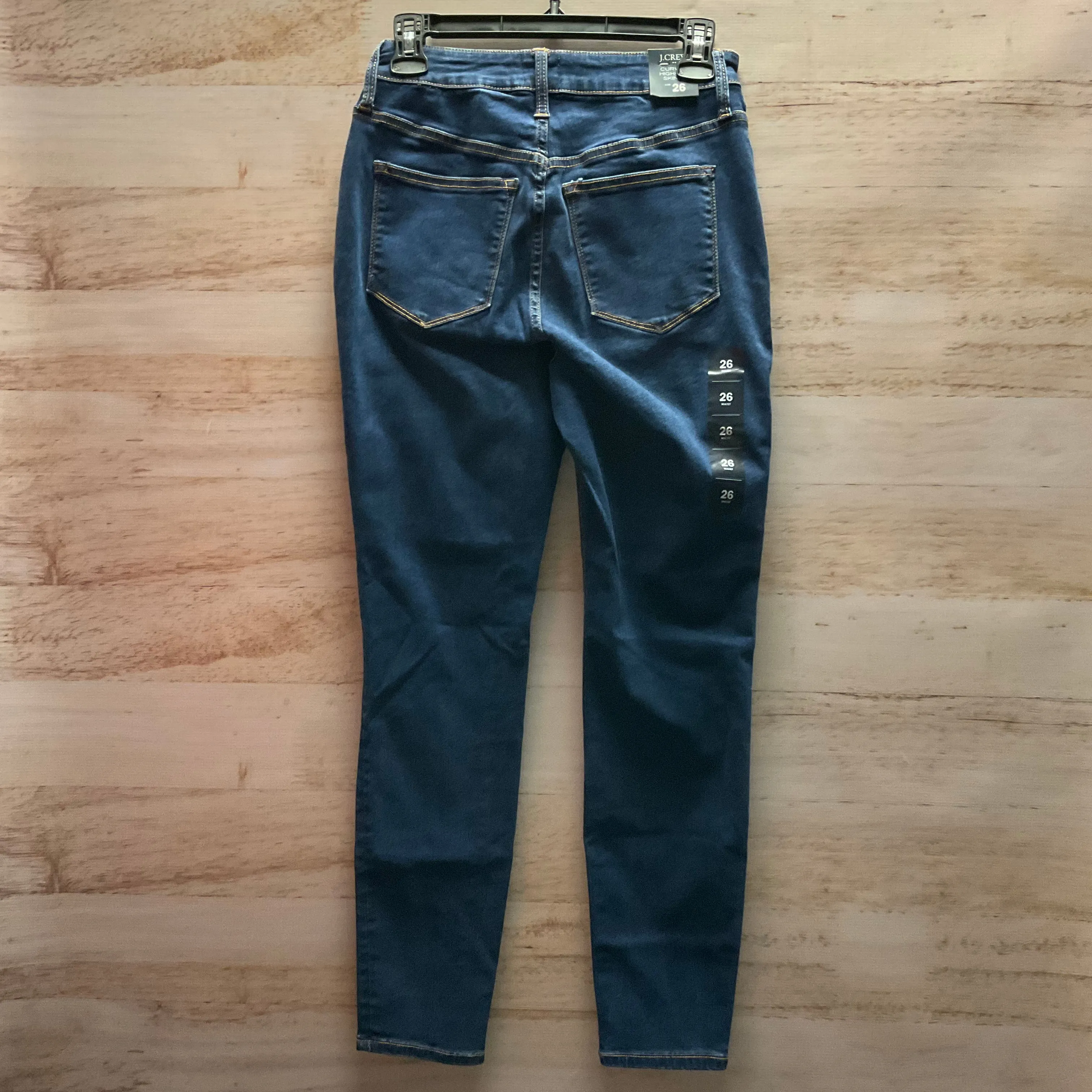 Jeans Skinny By J. Crew In Blue Denim, Size: 4