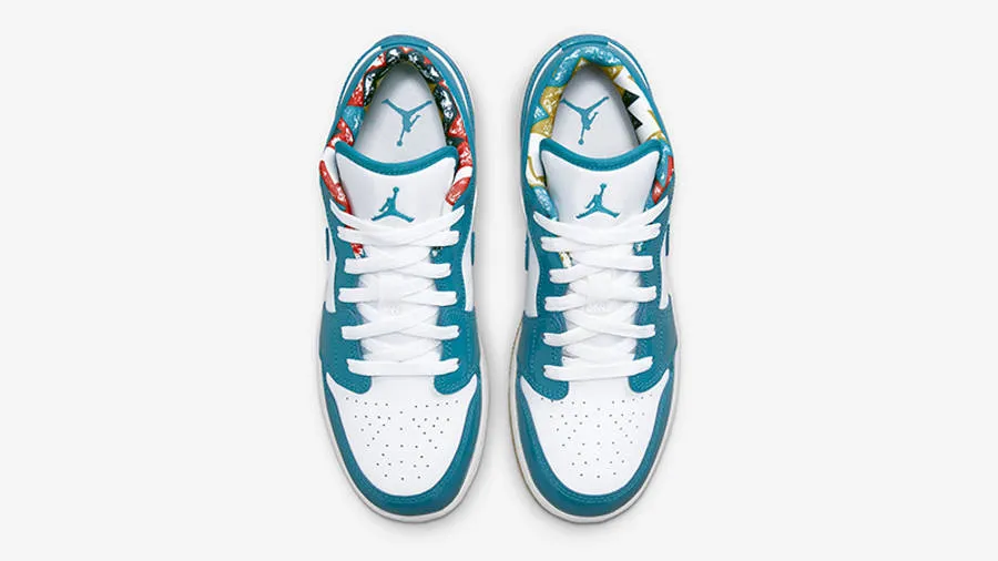 JORDAN 1 LOW LIGHT TEAL (GS)