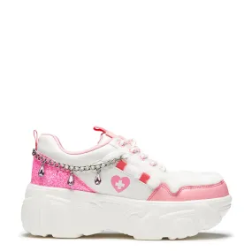 Kawaii Cryptid Chain Trainers - White