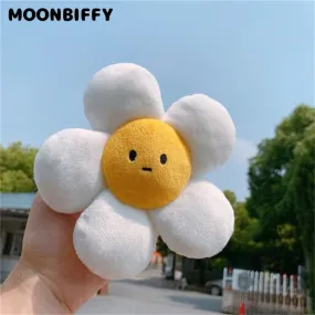 Kawaii Cute Sun Flower Plush Keychain