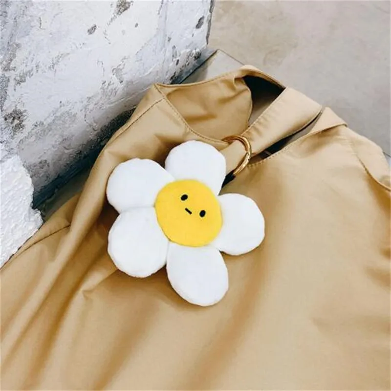 Kawaii Cute Sun Flower Plush Keychain