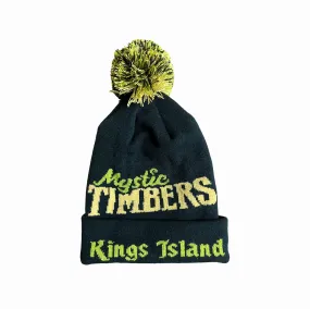 Kings Island Mystic Timbers Cuff Pom Beanie