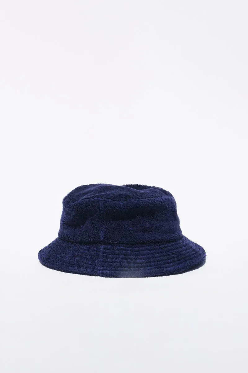 Lite Year Terry Bucket Hat - Navy