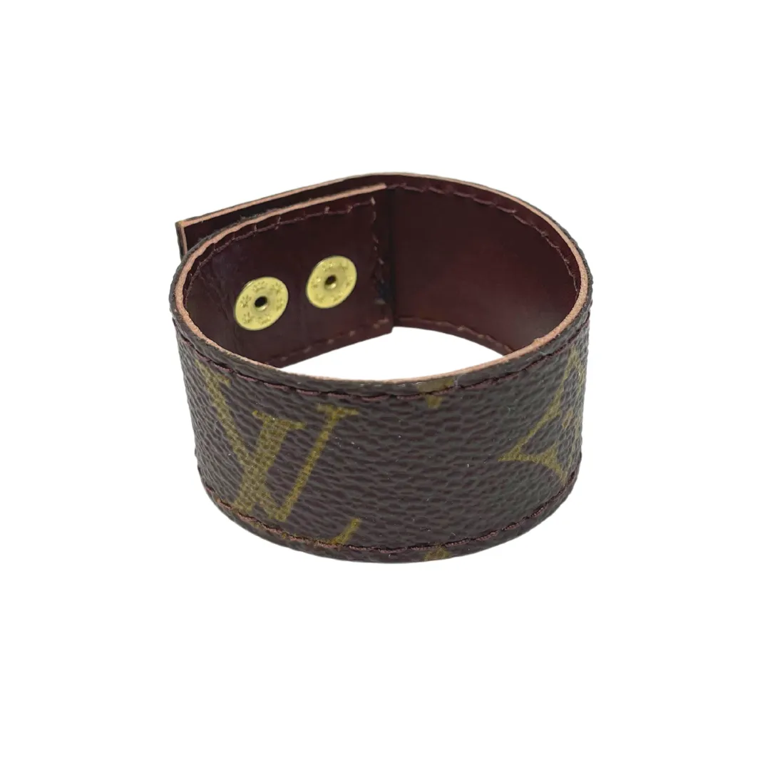 Louis Vuitton Luxury Repurposed Cuff Bracelet