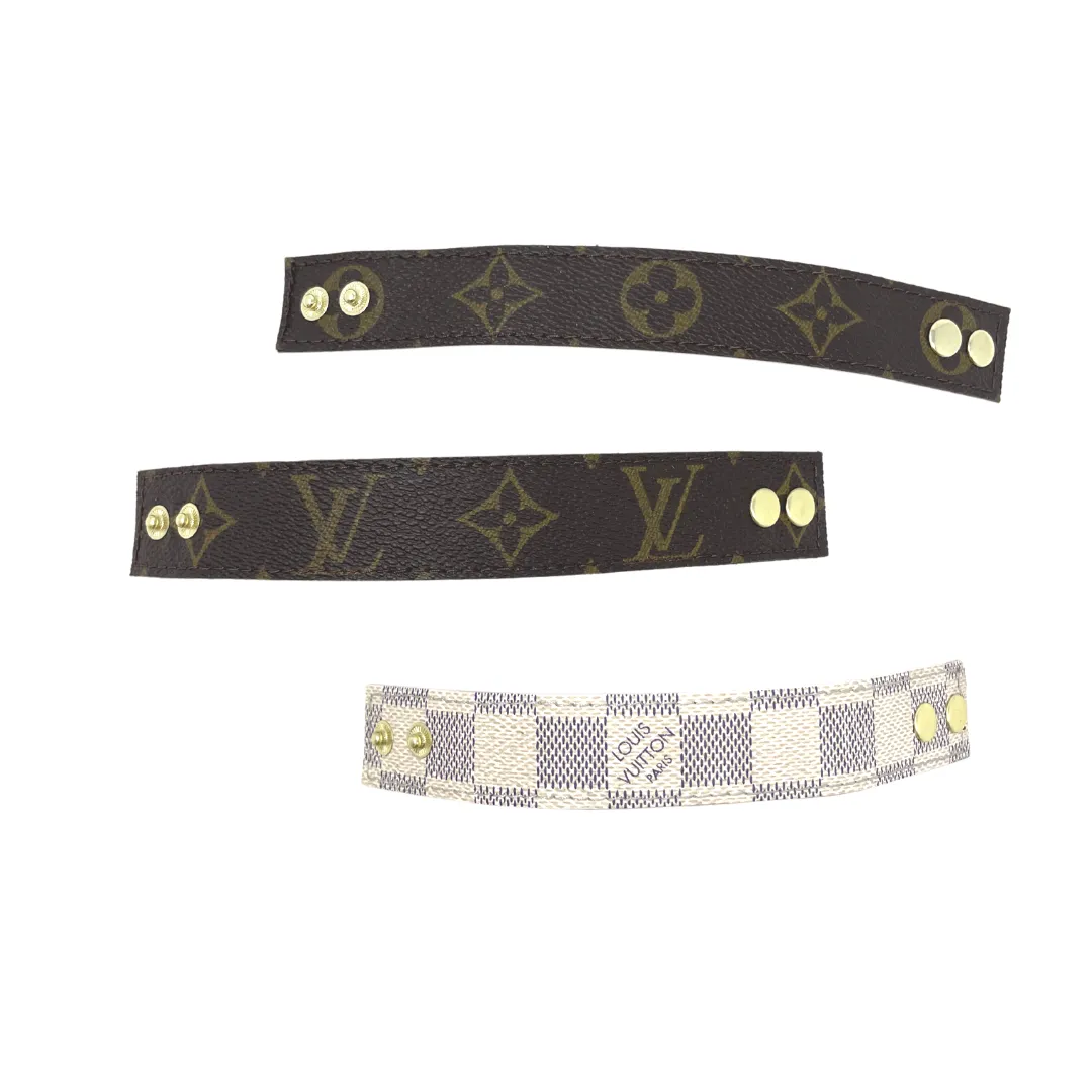 Louis Vuitton Luxury Repurposed Cuff Bracelet