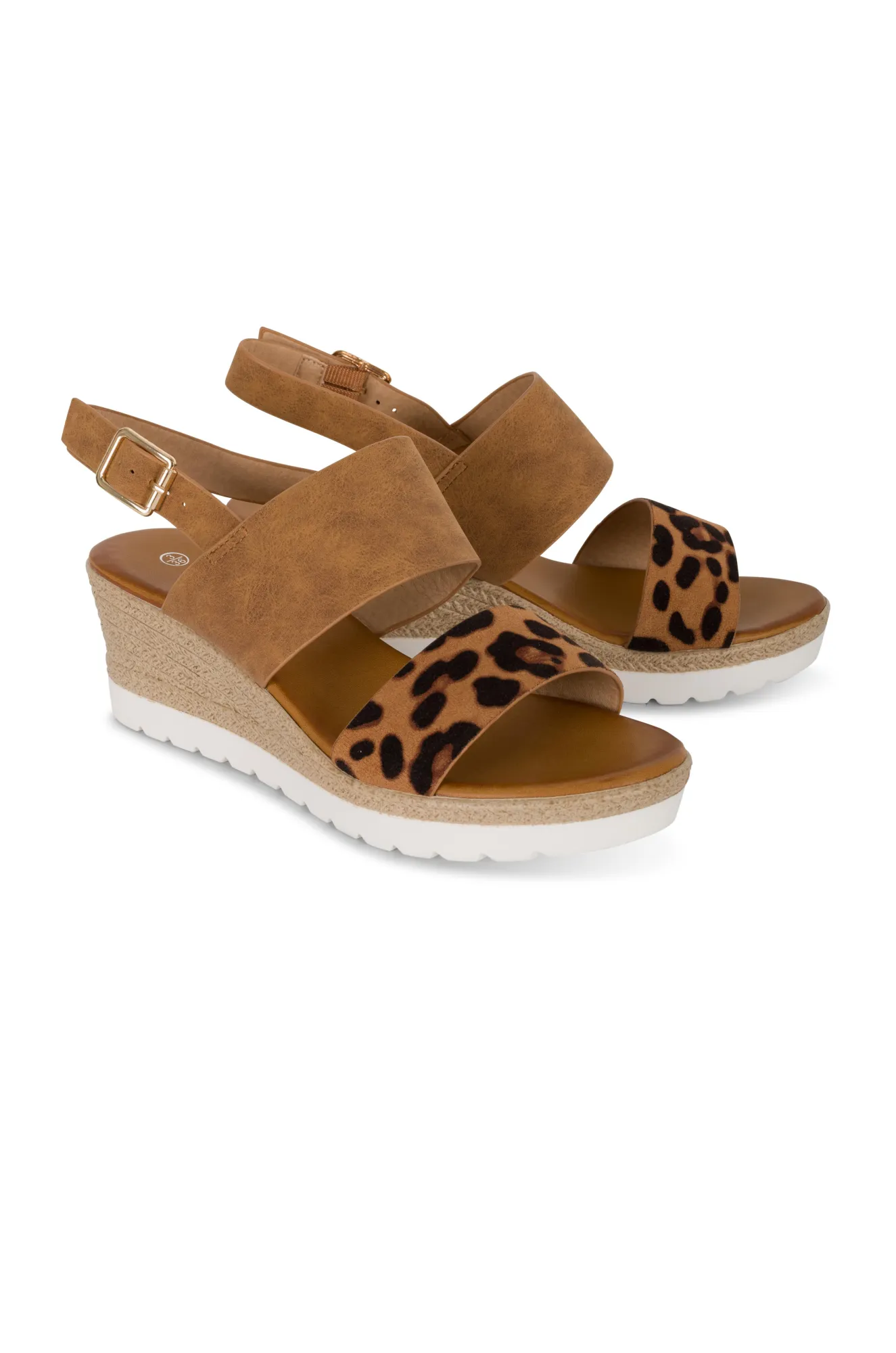 Lunar Leopard Print Wedge Sandal | CAMEL LEOPARD | MARVEL TT