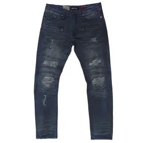 M1785 Makobi Atrani Denim Jeans - Navy