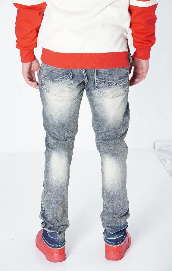 M1940 Naxos Biker Jeans - Dirt Wash