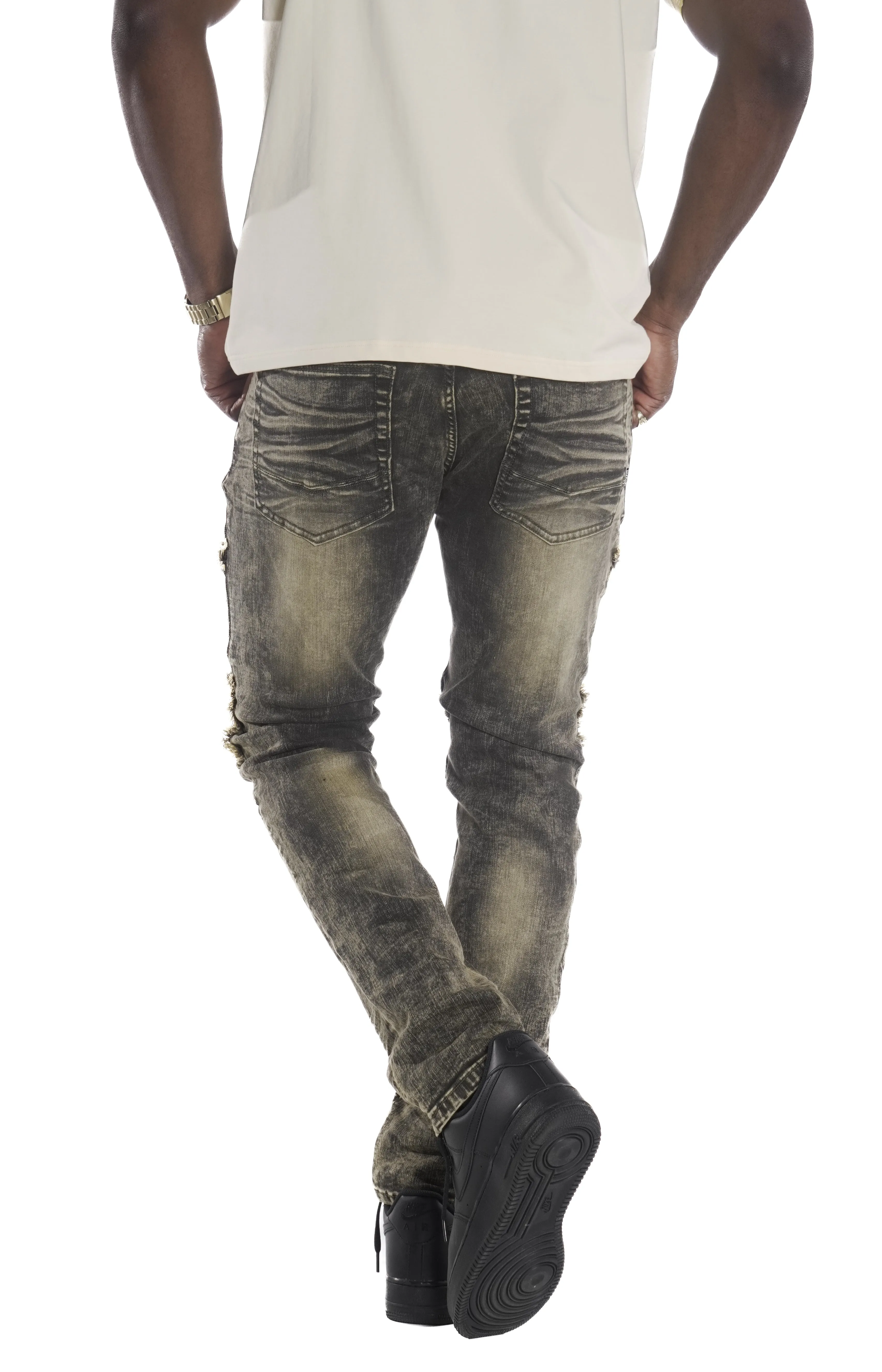 M1967 Makobi David Denim Jeans - Olive