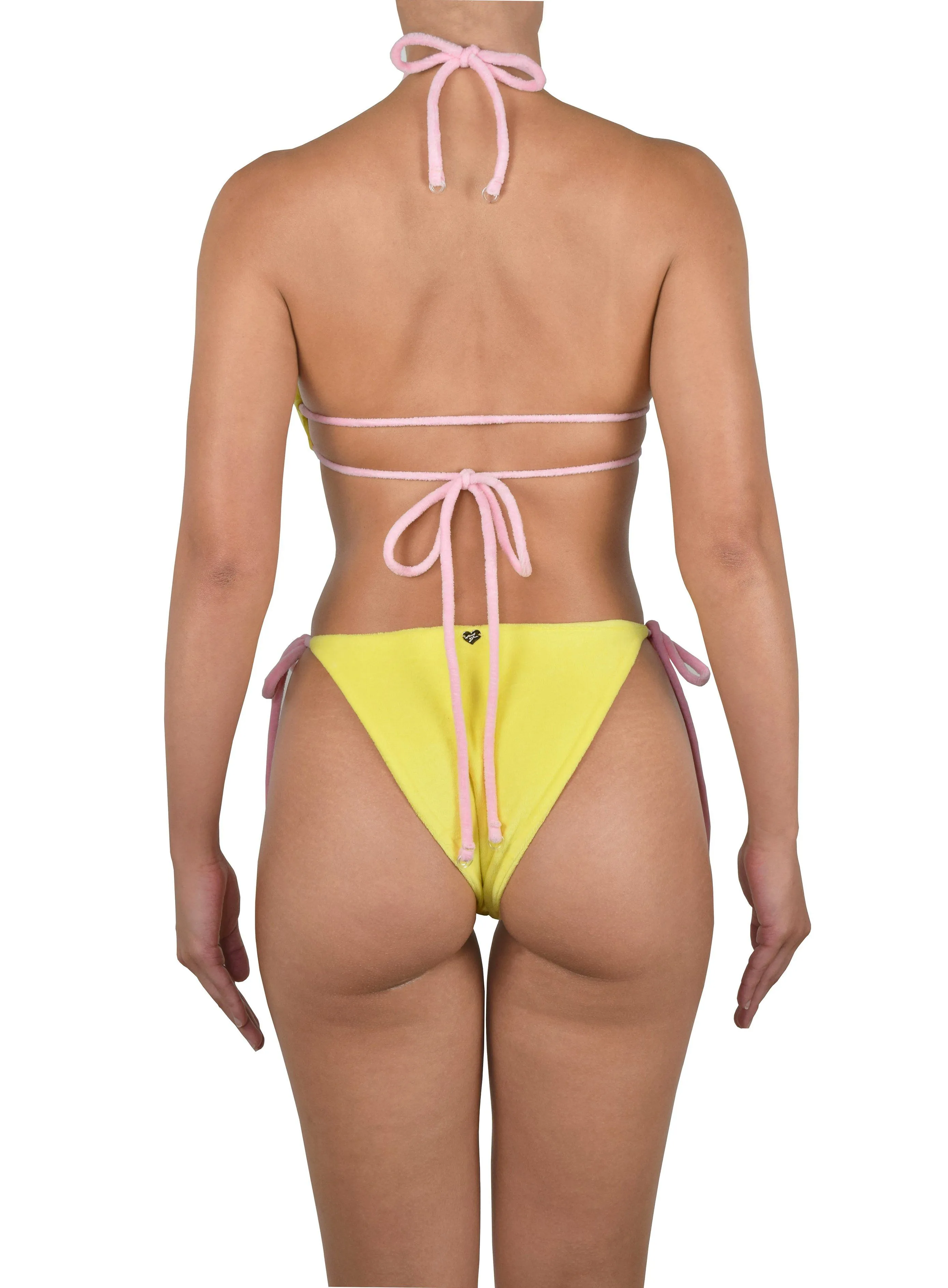 MARTINI TERRY BIKINI TOP | LEMON