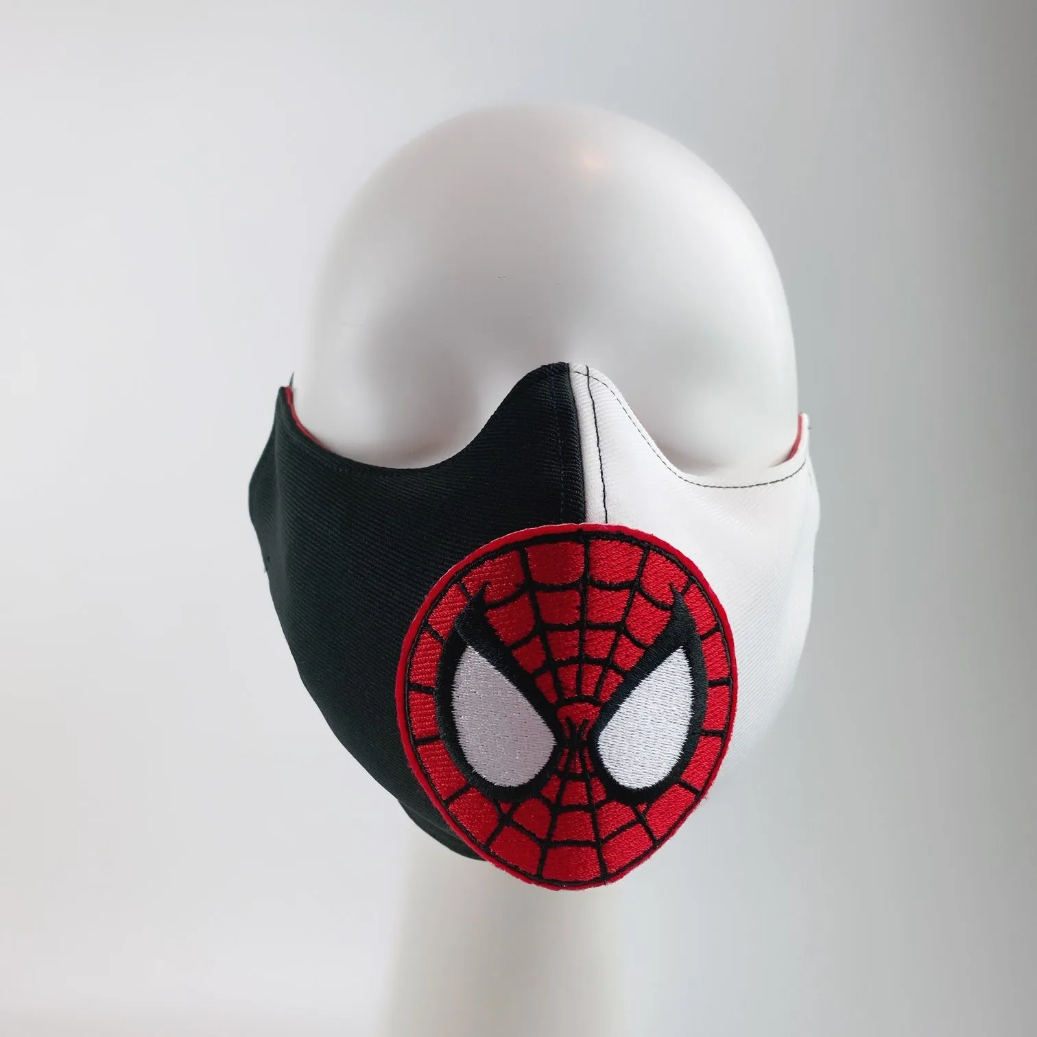 Mask 4 Protect Face Mask Spider Man Contrast Black & White