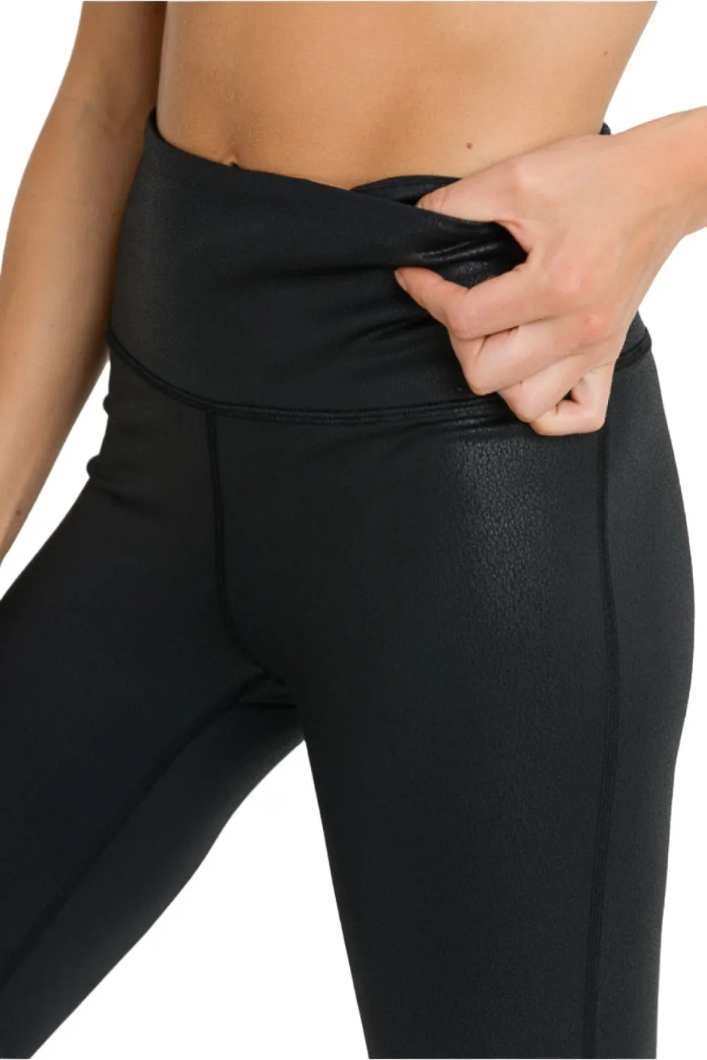 Mono B Foil High Waist Leggings APH6119 and Plus