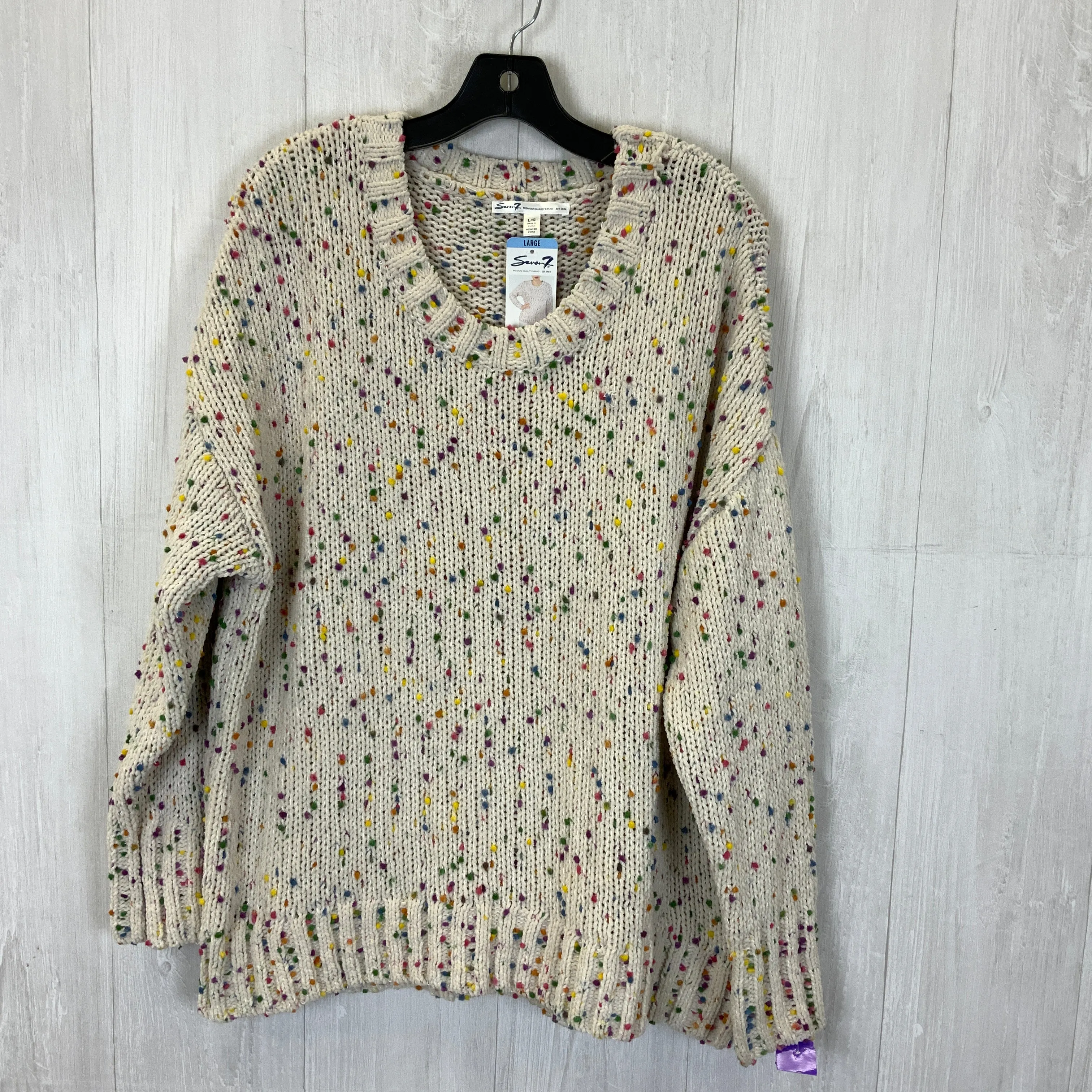 Multi-colored Sweater Seven 7, Size L