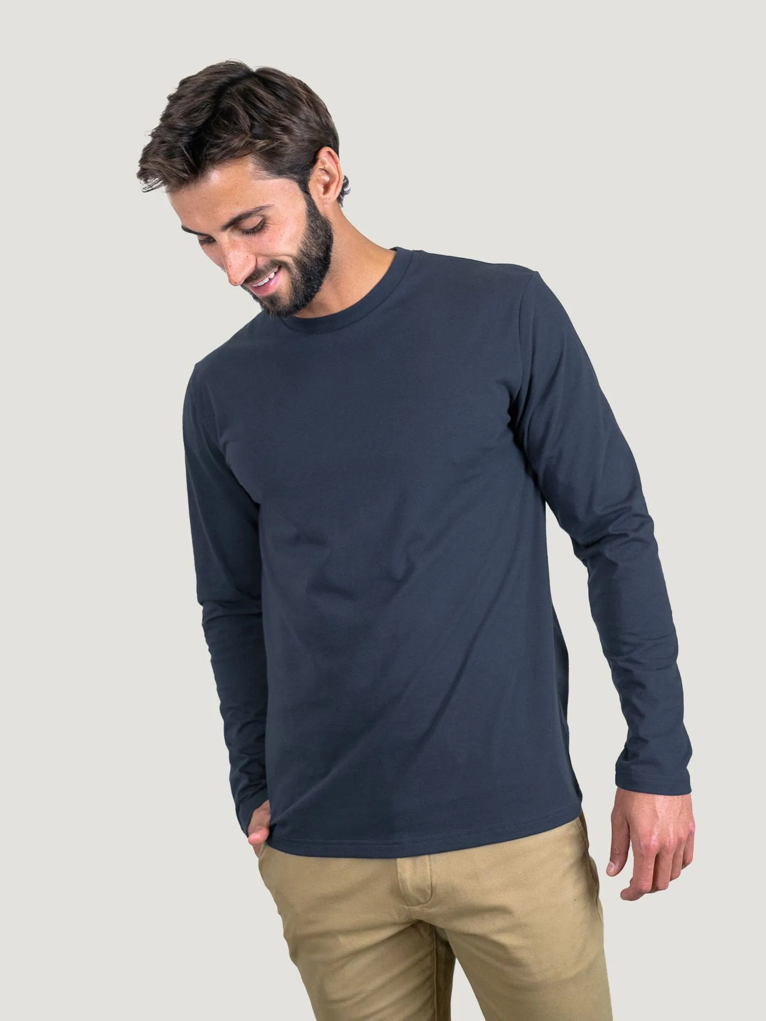 Odyssey Blue Long Sleeve Crew Neck