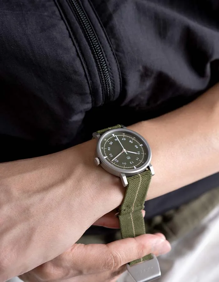 Olive Parachute Watch Strap