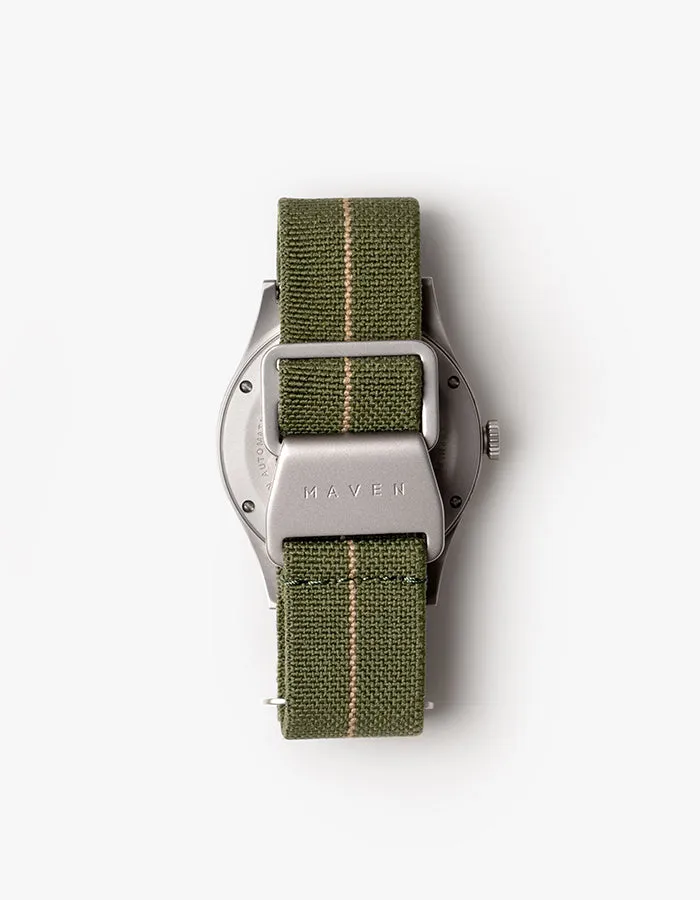 Olive Parachute Watch Strap