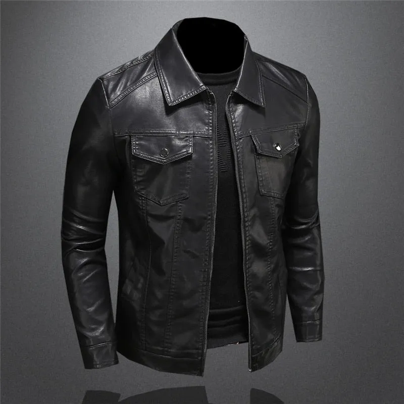 Pankraz - Classic Leather Jacket