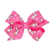 Pastel Christmas print overly bow