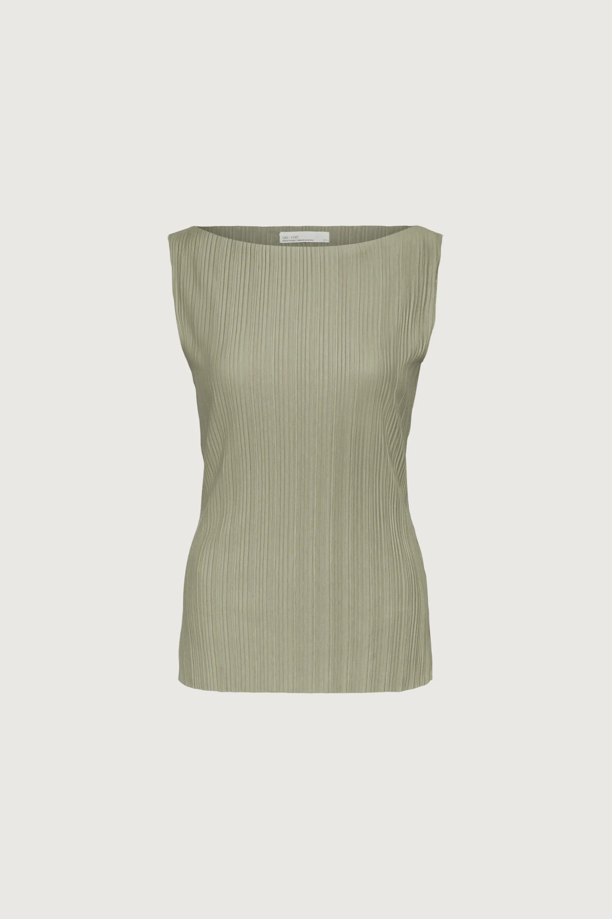 PLEATED TANK TOP