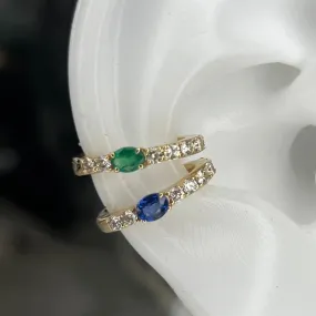 Precious Stones Earcuff Earring