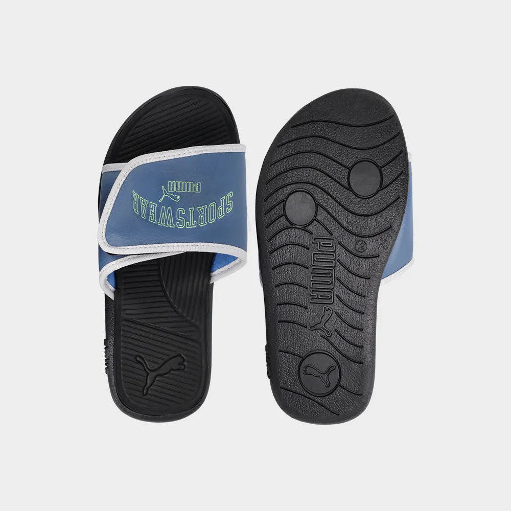 Puma Kids Sporty V 2.0 Sportswear Slide Blue/Black _ 182154 _ Blue