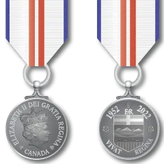 Queen Elizabeth II Platinum Jubilee Medal Miniature (Provincial