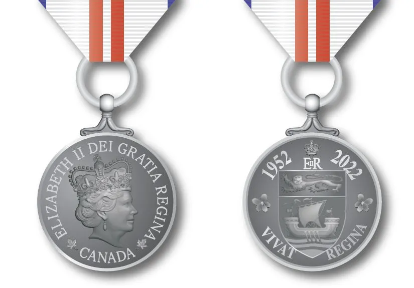 Queen Elizabeth II Platinum Jubilee Medal Miniature (Provincial