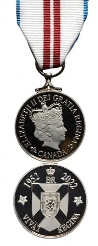 Queen Elizabeth II Platinum Jubilee Medal Miniature (Provincial