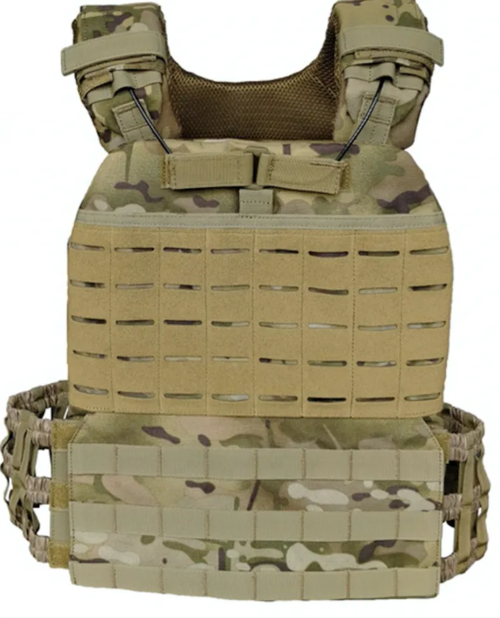 REDEMPTION TACTICAL "AGNAR 2.0“ Quick Release Plate Carrier Vest with DOUBLE STACKED TRIPLE MAG pouch