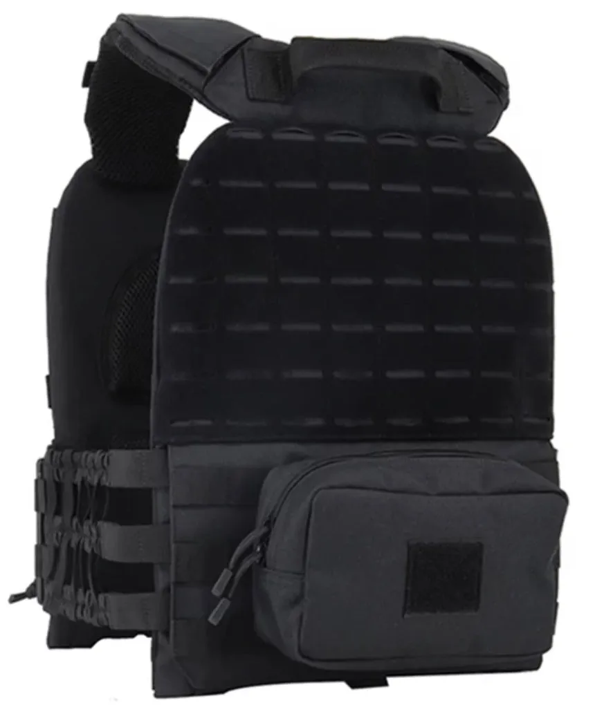 REDEMPTION TACTICAL “RAMBO 2.0“ Quick Release Plate Carrier Vest with TRIPLE MAG pouch