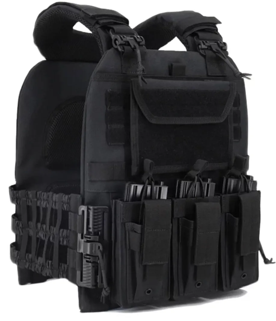 REDEMPTION TACTICAL “RAMBO 2.0“ Quick Release Plate Carrier Vest with TRIPLE MAG pouch