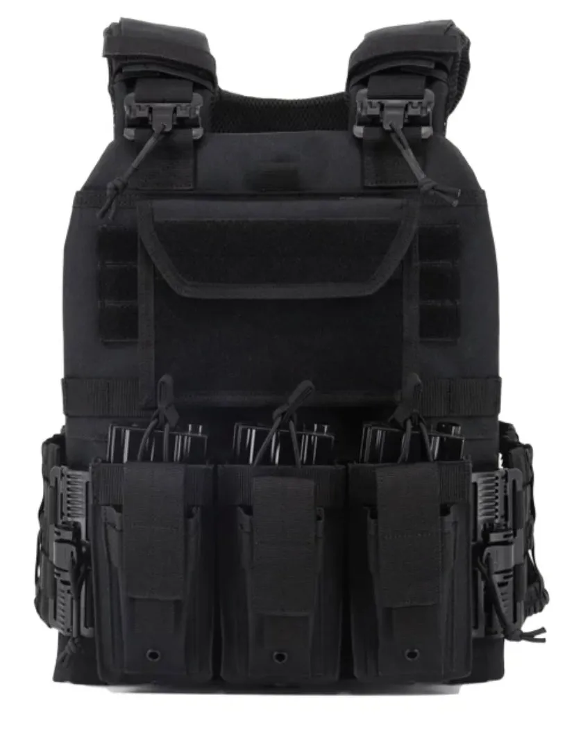 REDEMPTION TACTICAL “RAMBO 2.0“ Quick Release Plate Carrier Vest with TRIPLE MAG pouch