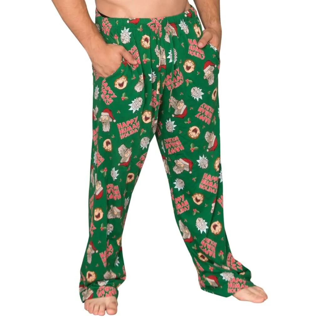 Rick and Morty Happy Human Holidays Lounge Pants