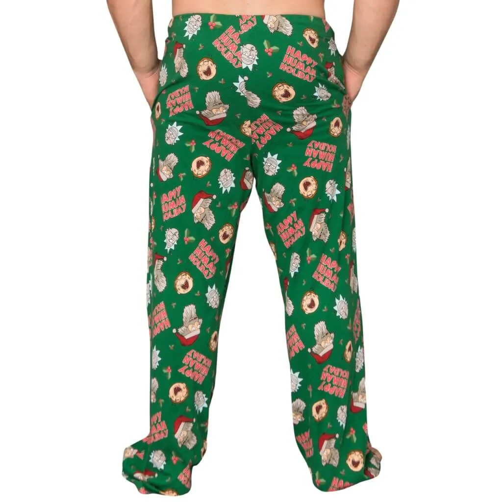 Rick and Morty Happy Human Holidays Lounge Pants