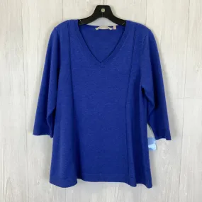 Royal Blue Sweater Soft Surroundings, Size L