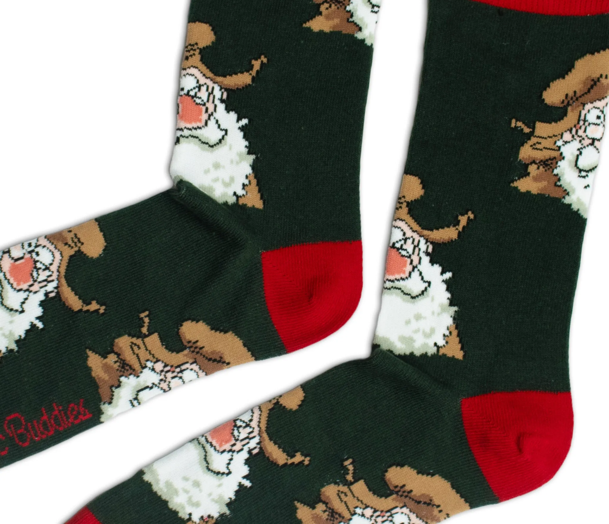 Santa Claus Men Socks - Green