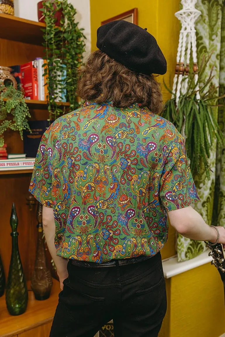 Santa Fe Green Paisley Men’s Shirt