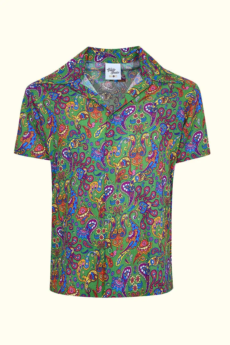 Santa Fe Green Paisley Men’s Shirt