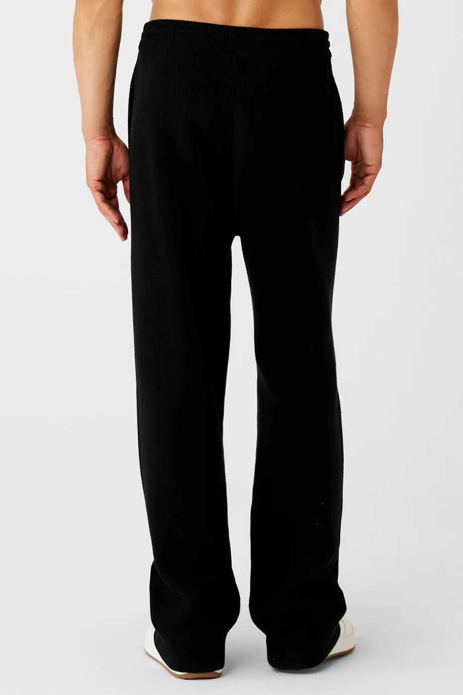 Scholar Straight Leg Sweatpant - Black