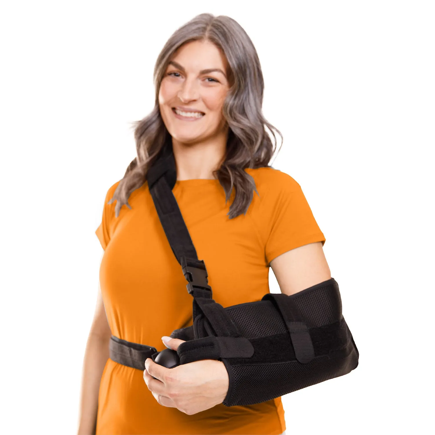 Shoulder Abduction Sling Immobilizer | Rotator Cuff Arm Brace for Post-Surgery Recovery & Subluxation