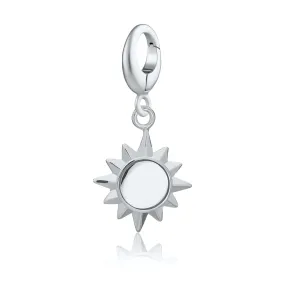 Silver Sunshine Charm