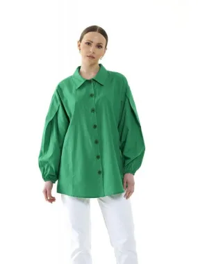 SIMPLE FASHION WOMEN'S LONG SHIRT - 5