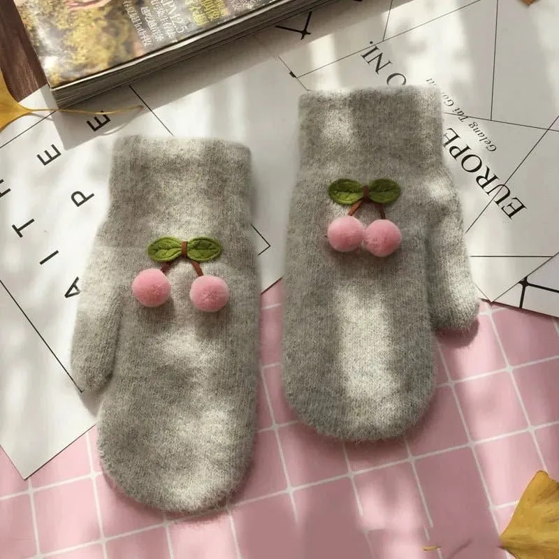 Soft Warm Cartoon Mittens for Women - Maximum Warmth, Comfortable Fit